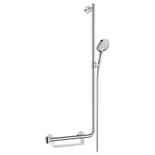 Душевой набор hansgrohe Raindance Select S 120 3jet со штангой 110 см, правосторонний 26326400