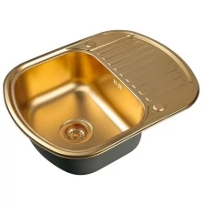 Кухонная мойка ZorG Inox PVD SZR-6249 BRONZE