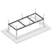 Каркас к прямоугольным ваннам VAGNERPLAST 170x70 VPK17070