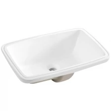 Раковина встроенная под столешницу с переливом BATHCO TORINO B 0051B белый 510x320x180