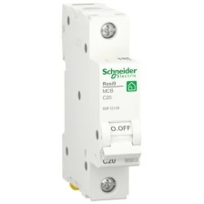 Автоматический выключатель Schneider Electric Resi9 1P (С) 6 kA 20 А